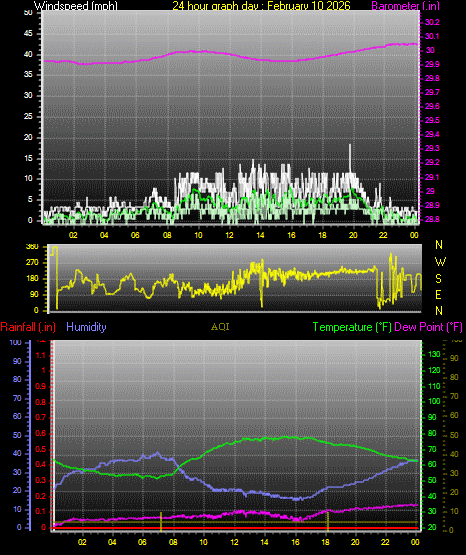 24 Hour Graph for Day 10