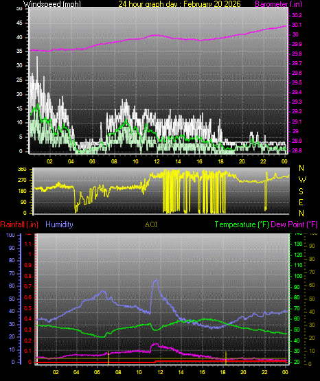 24 Hour Graph for Day 20