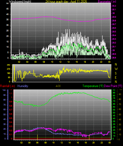 24 Hour Graph for Day 11