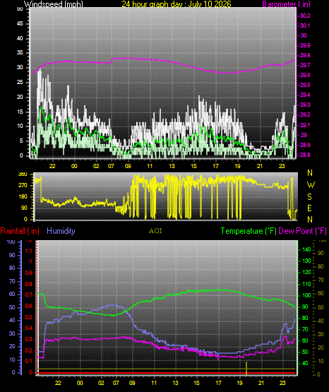24 Hour Graph for Day 10