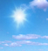 mostly clear -  Lightning observed