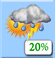 Today: Chance Showers And Thunderstorms