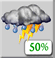 Wednesday: Slight Chance Showers And Thunderstorms then Chance Showers And Thunderstorms